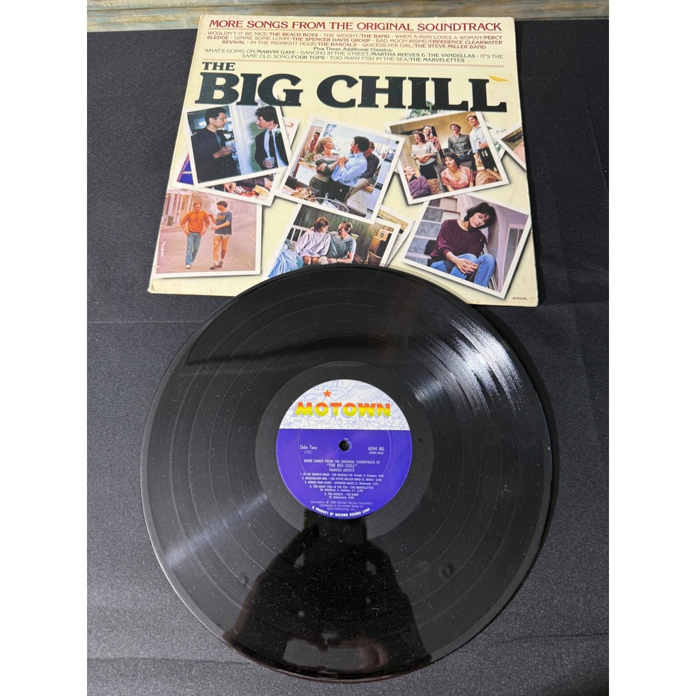 Motown The Big Chill Soundtrack LP 12" Black Excellent 1984 Vinyl 6094ML